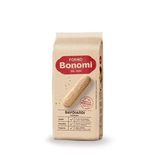 Bonomi Savoiardi Biscuits - ladyfingers  - Pacco Italiano