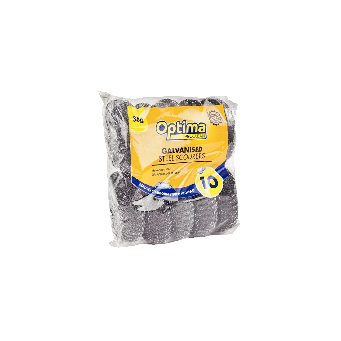 Metal Pot Scourers x10 – Stainless Steel Cleaning Scrubbers    Cleaning Materials PaccoItaliano.co.uk