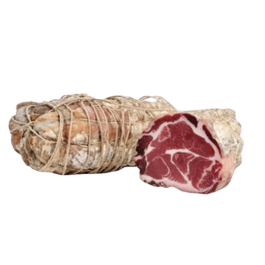 Coppa Piacentina D.O.P.  Sliced - Gagliardi 100g  Salumi Gagliardi  Cured Meat & Salami PaccoItaliano.co.uk