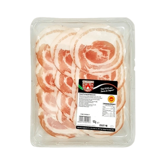 Pancetta Piacentina D.O.P. Sliced - Salumi Gagliardi 100g