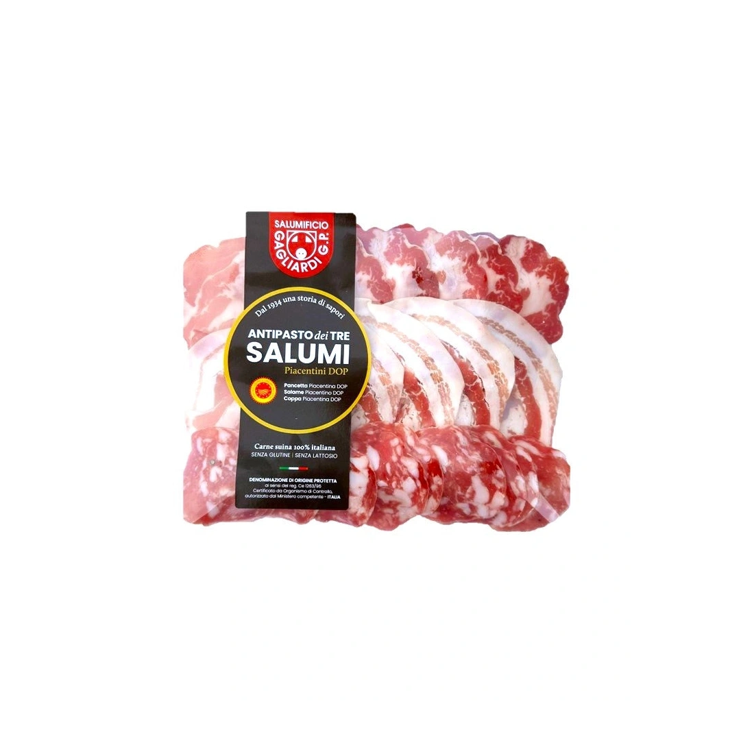 Tris Sliced - Salame, Pancetta, Coppa DOP - Salumi Gagliardi 120g