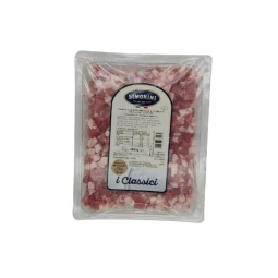 Pancetta Affumicata Cubi - Cubed Smoked - Simonini 500g