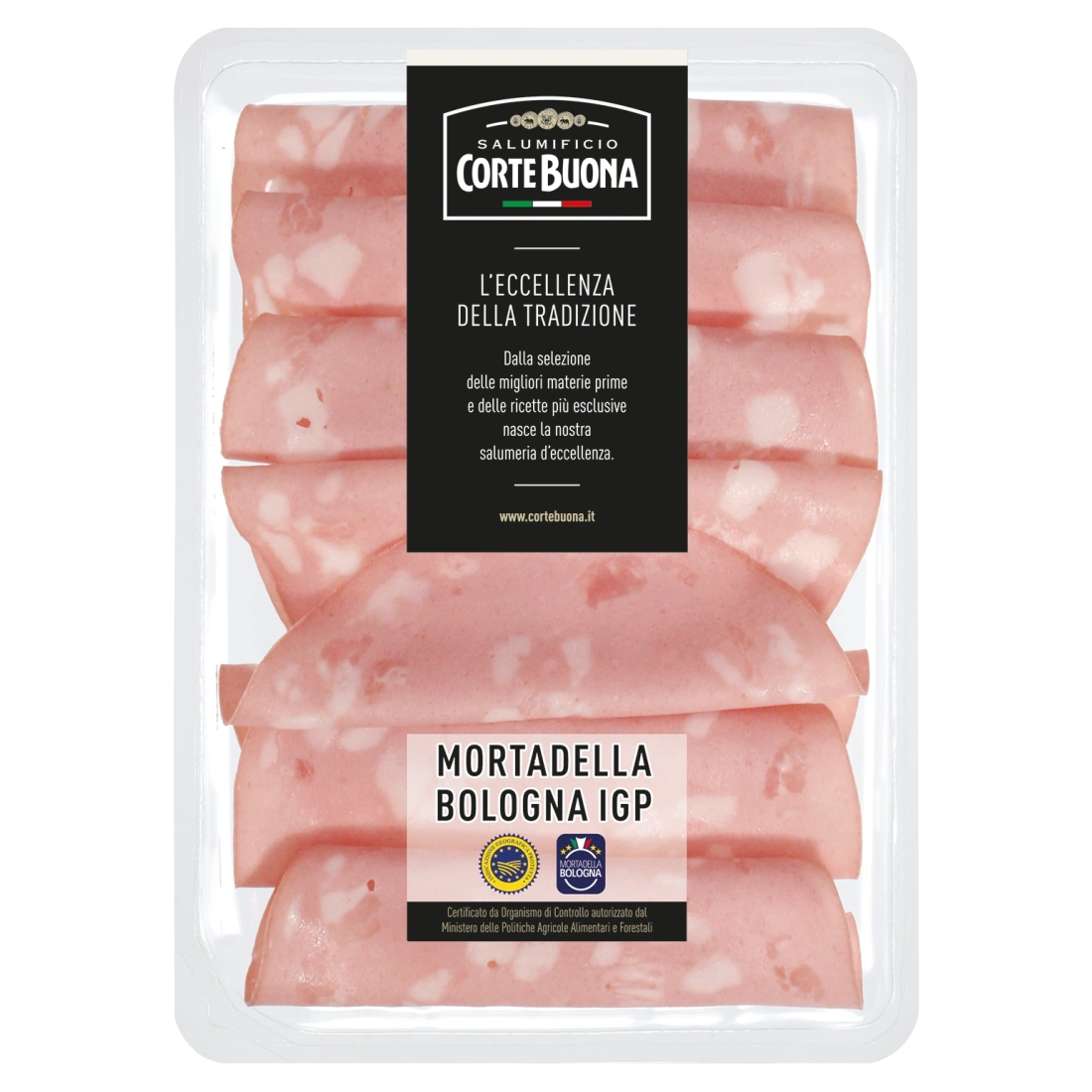 Mortadella Bologna Sliced - Cortebuona 150g