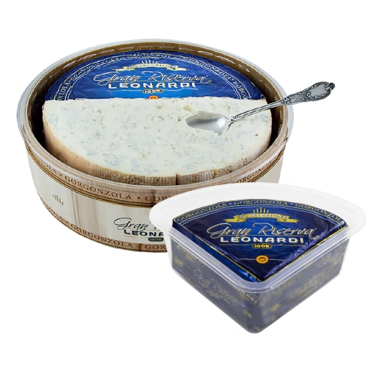 Gorgonzola Gran Riserva Leonardi DOP 1.5kg - Premium Cheese  Igor  Cheese & Dairy PaccoItaliano.co.uk