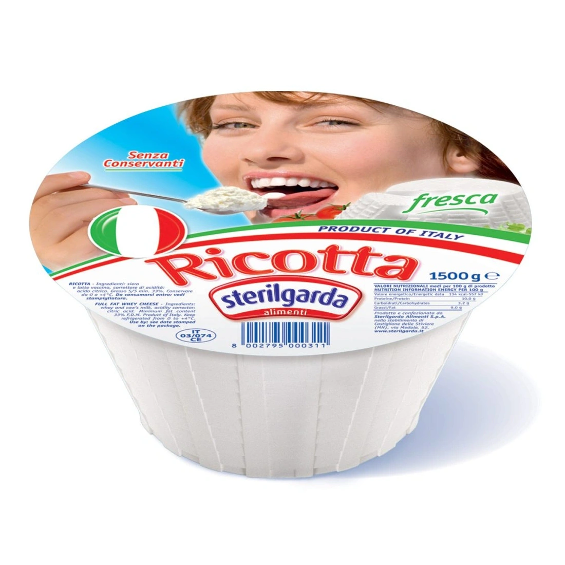 Ricotta Sterilgarda 1.5kg