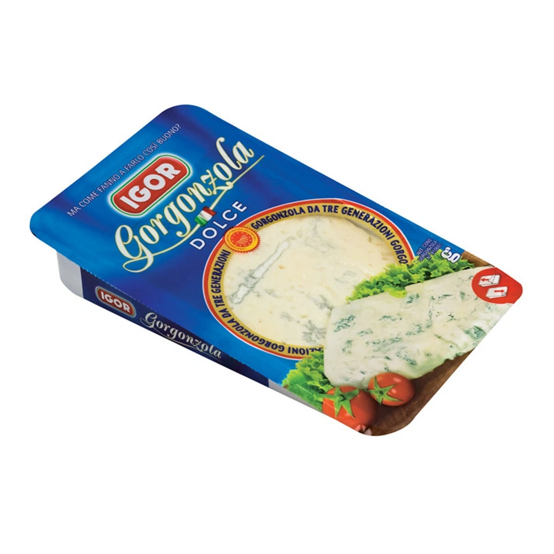 Gorgonzola Dolce IGOR Portion 200g  Igor  Cheese & Dairy PaccoItaliano.co.uk