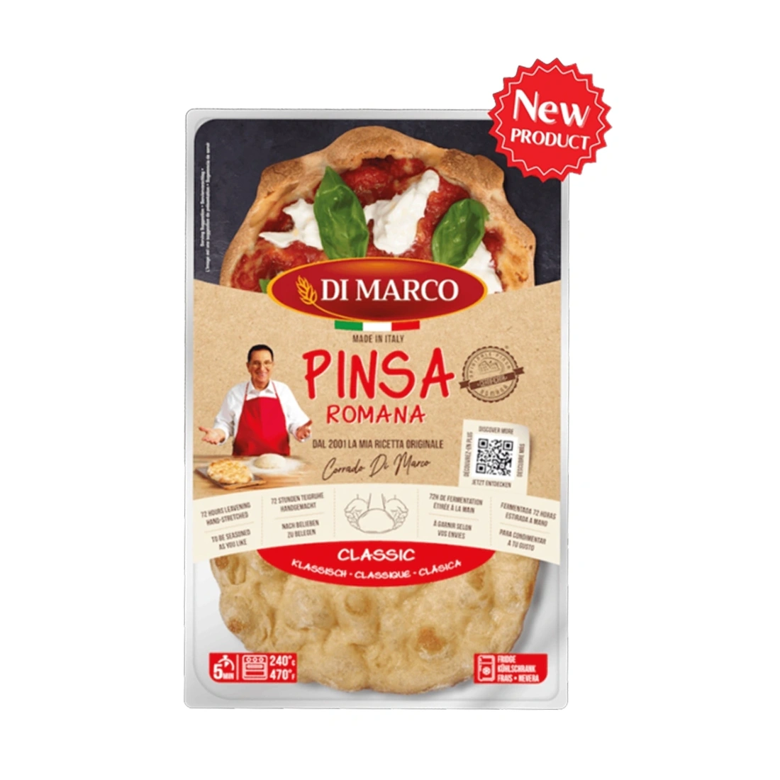 Pinsa Romana Di Marco Twin Pack – Light, Crispy & Delicious  DiMarco  Bread, Crackers & Taralli PaccoItaliano.co.uk