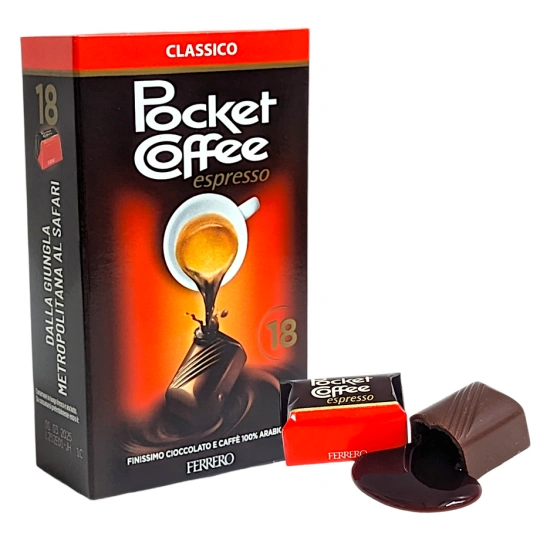 Ferrero Pocket Coffee - 18pcs: Energizing Coffee Treats