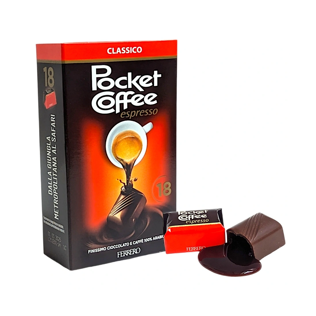 Ferrero Pocket Coffee - 18pcs: Energizing Coffee Treats