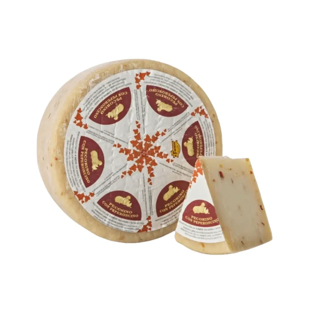 Pecorino al Peperoncino Forteto 2kg - Spicy Italian Sheep Cheese