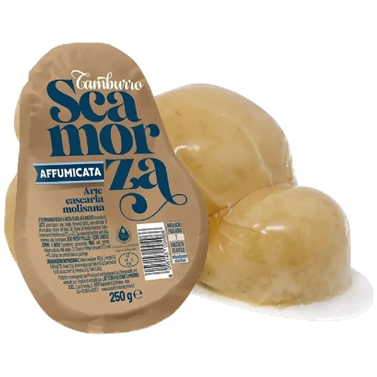 Scamorza Affumicata 250g - Smoked Italian Cheese  Tamburro  Cheese & Dairy PaccoItaliano.co.uk