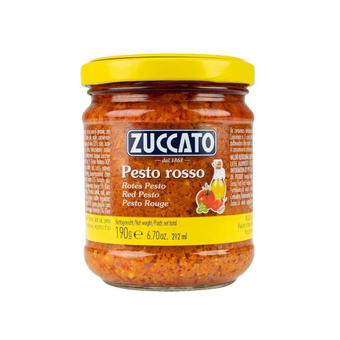 Pesto Rosso Zuccato 190g – Italian Red Pesto