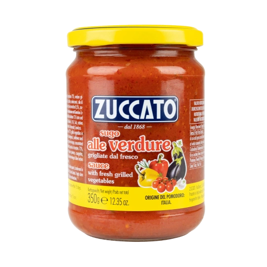 Sugo alle Verdure Zuccato 350g – Grilled Vegetable Sauce