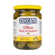 Olive Belle di Cerignola Zuccato 360g – Authentic Italian Green Olives