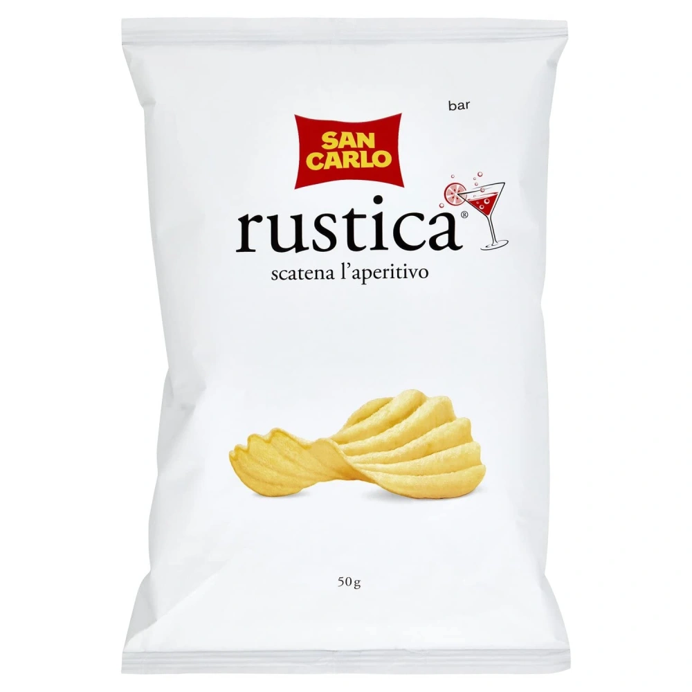 San Carlo Chips Rustica (50gr)  San Carlo  Crisps PaccoItaliano.co.uk