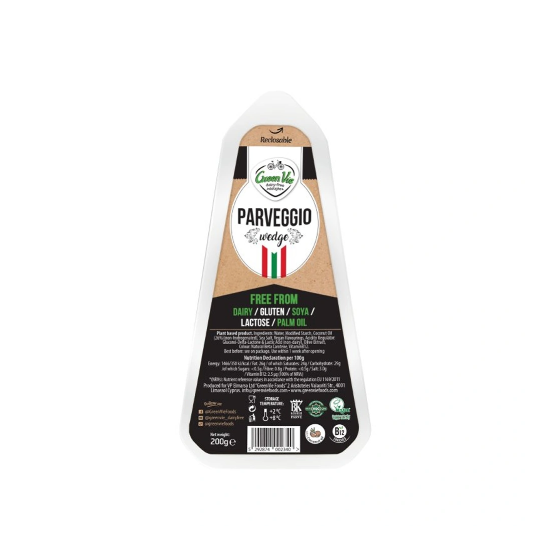 Vegan Parveggio Wedge 200g