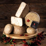 Aged Pecorino Cheese with Chili Peppers