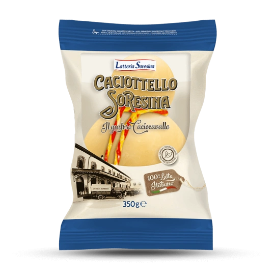 Caciottello Soresina 350g – Flask-Shaped Italian Cheese  Latteria Soresina  Cheese & Dairy PaccoItaliano.co.uk