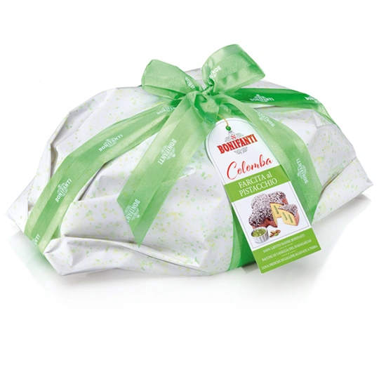 Bonifanti Pistachio Filled Colomba: Gourmet Easter Cake