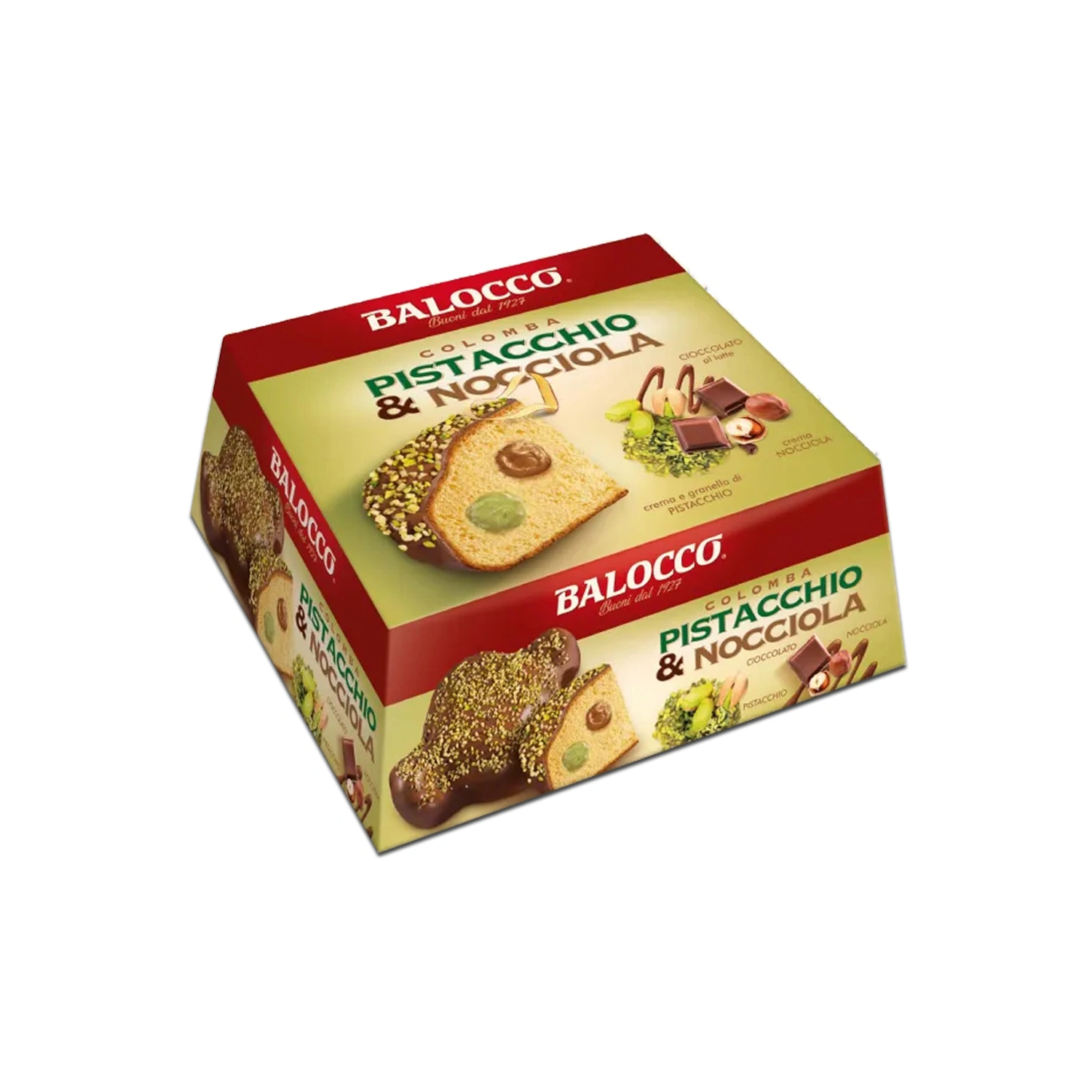 Balocco Colomba Pistachio and Hazelnut 750g