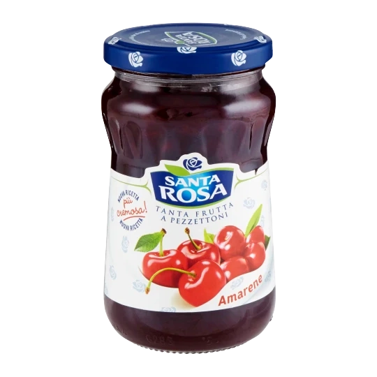 Santa Rosa Jam Black Cherry (350gr)  Santa Rosa  Jams & Spreads PaccoItaliano.co.uk