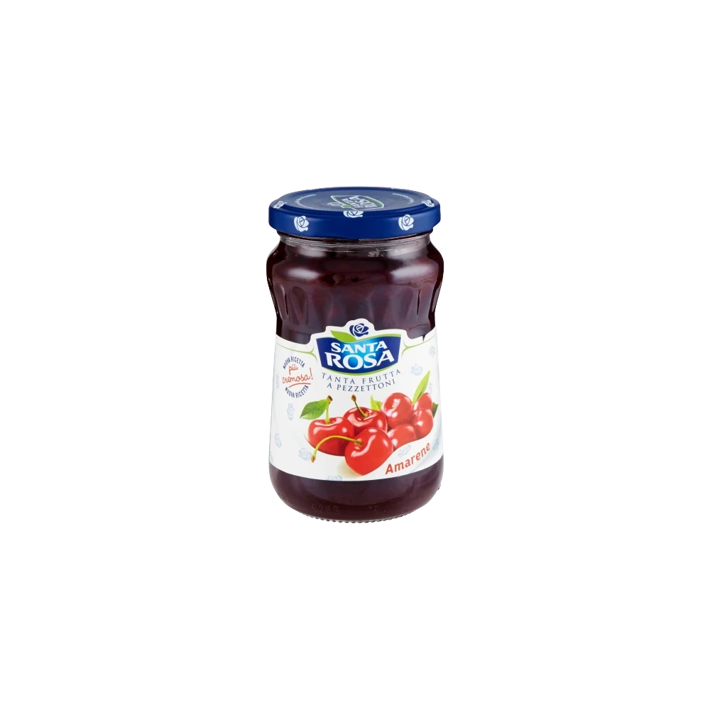 Santa Rosa Jam Black Cherry (350gr)  Santa Rosa  Jams & Spreads PaccoItaliano.co.uk