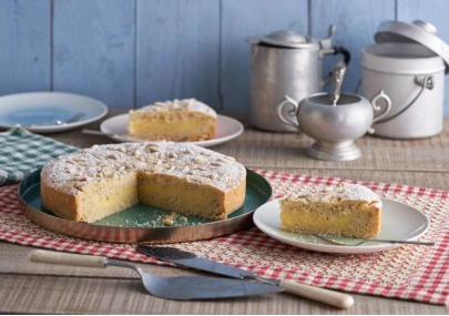 Butter-Free Grandma’s Cake - Torta della Nonna Recipe