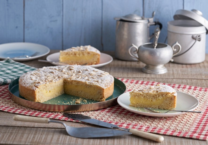 Butter-Free Grandma’s Cake - Torta della Nonna Recipe