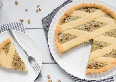 Crostata Pistachio and Ricotta 